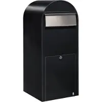 Bobi Briefkasten Jumbo st9005 i Strukturiertes Schwarz