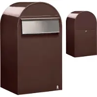 Bobi Briefkasten Grande B 8017 i Dunkelbraun