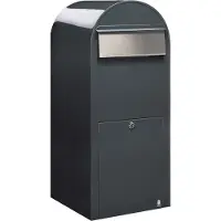 Bobi Briefkasten Jumbo 7016 i Dunkelgrau