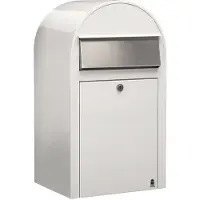 Bobi Briefkasten Grande 9016 i Weiß