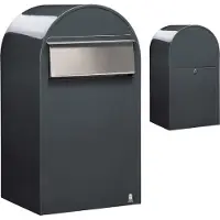 Bobi Briefkasten Grande B 7016 i Dunkelgrau