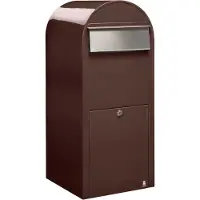 Bobi Briefkasten Jumbo 8017 i Dunkelbraun