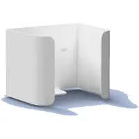 Mediqo-Line Toilettenpapier-Ersatzrollenhalter UNO MQRRH1 weiß