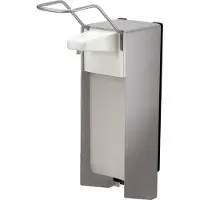 Mediqo-Line Desinfektion/Seifenspender LH 1000 ml MQL10 Edelstahl matt gebürstet