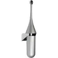 Plastiqline Toilettenbürstenhalter PQBrush Edelstahl-Optik