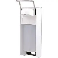 Mediqo-Line Desinfektion/Seifenspender LH 500 ml nachfüllbar MQL05 Aluminium