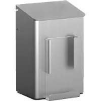 Mediqo-Line Hygiene-Abfallbehälter 6 Liter und Hygienebeutelhalter MQWB6HBH Aluminium