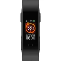Denver BFH-19, Aktivitäts-Trackerarmband, 2,44 cm (0.96"), 90 mAh, Wasserfest, IP67, Schwarz