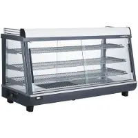 CombiSteel Wärmevitrine 186 Liter - 1,8 kW, LED-Beleuchtung, 230 V