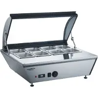 CombiSteel Warme Aufsatzvitrine 67 Liter