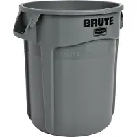 Rubbermaid 2620 BRUTE, 75,7 l, Rund, Lineares Polyethylen mit niedriger Dichte (LLDPE), Grau, Manuell, NSF, UV