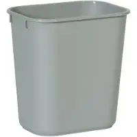 Rubbermaid Rechteckiger Abfallbehälter 12,9 Liter, , VB 002955, Grau