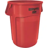 Rubbermaid Belüfteter BRUTE-Behälter, 167 l, rot