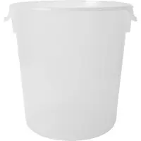 Rubbermaid Runder Vorratsbehälter, 21 l, durchsichtig