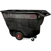 Rubbermaid Kippmulde Tilt Trucks, leichtere Lasten, B 1797 x T 850 x H 1073 mm, Strukturschaum, schwarz