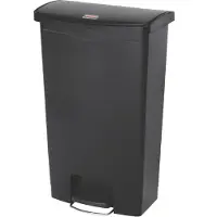 Rubbermaid 1883613, 68 l, Rechteckig, Kunststoff, Harz, Schwarz, Terrasse, Kunststoff