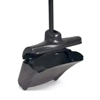 Rubbermaid Kehrschaufel Lobby Pro Executive-Serie, mit Stiel & Deckel, Kunststoff, schwarz