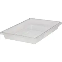 Rubbermaid Lebensmittelbehälter, 19 l, 66 x 46 x 9 cm, durchsichtig