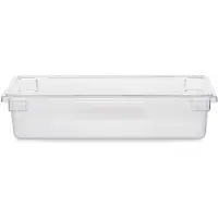 Rubbermaid Lebensmittelbehälter, 32 l, 66 x 46 x 15 cm, durchsichtig