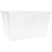 Rubbermaid Lebensmittelbehälter, 82 l, 66 x 46 x 38 cm, durchsichtig