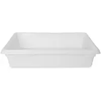 Rubbermaid Lebensmittelbehälter, 32 l, 66 x 46 x 15 cm, weiß