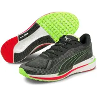 Puma Velocity Nitro Laufschuhe Herren schwarz weiß grün Gr 40,5