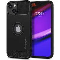 Spigen Apple iPhone 13 Hülle - Silikon - - Backcover/Soft Case - Schwarz