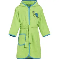 Playshoes Frottee-Bademantel Schildkröte grün 86/92 - grün