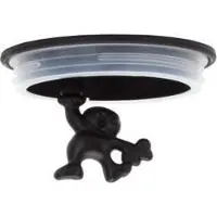 Alessi Reserve Deckel - für Vorratsbehälter Gianni A Little Man Holding A Tight - Schwarz