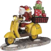 Luville Der Weihnachtsmann hat es eilig b/o l10xw5xh8 cm Weihnachtshaus (geel)