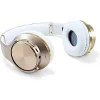 Conceptronic CHSPBTNFCSPKG, Verkabelt & Kabellos, 90 - 18000 Hz, Anrufe/Musik, 254 g, Kopfhörer, Gold, Weiß