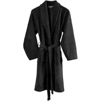 De Witte Lietaer Bademantel Herren Gentle Black-S