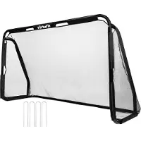 VirtuFit Fußballtor Pro 120 x 80 cm Schwarz