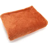 Amadeus Plaid Damier Terracotta 130x170 - Braun Rechteck Polyester 130x1 cm