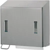 SanTRAL CPU 2 Schaumseifen- und Handtuchpapierspender 1419953 , Edelstahl, geschliffen, L E S