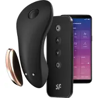 Satisfyer Little Secret - App-gesteuerter Klitorisvibrator (schwarz)
