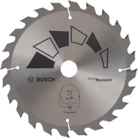 Bosch Accessories Standard 2609256B55 Kreissägeblatt 165 x 20/16mm 24 Zähne