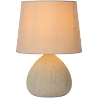 Lucide Tischlampe Ramzi Sandbraun