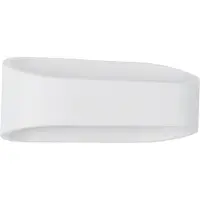 Nova Luce MILE LED Wandleuchte Weiß 9W IP54 Warmweiss 18x11,5x7,5cm 9257871