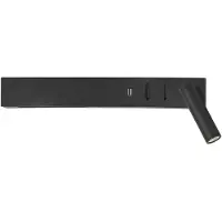 Lyora VIDA LED Wandleuchte Schwarz 8W Warmweiss 35x10x8cm 9533521