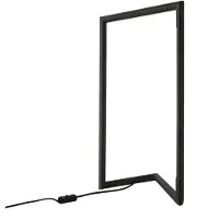 Nova Luce ENSIO LED Tischleuchte Schwarz 7W Warmweiss 40x17x25,5cm 9077010