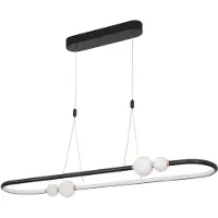 Lyora CELIA LED Pendelleuchte Schwarz 45W Warmweiss 100x29x120cm dimmbar 9820603