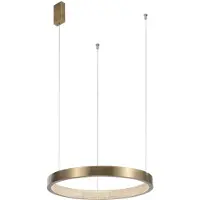 Nova Luce VEGAS LED Pendelleuchte Messing 18W Warmweiss 180x45cm 86016808