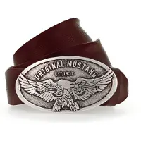 Mustang Gürtel Classic Leather Belt W115 Dark Brown