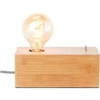 Brilliant Armena Tischleuchte holzfarbend