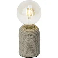 Brilliant Cardu Tischleuchte E27 Natur 98843/09