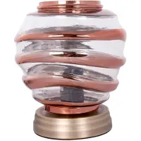 Kayoom Tischlampe Kosmos III 720 Champagner / Kupfer