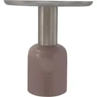 Hearthome & Living | Philippa Beistelltisch rosa Metall 49.5x49.5x52 cm | NADUVI
