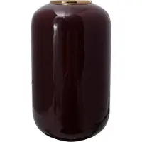Decorationable | Vase Estée rot Eisen 24x24x48.5 cm | NADUVI
