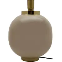 Kayoom Tischlampe Art Deco 100 Taupe / Gold